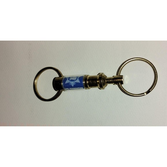 Other - Vtg Pull-apart Keychain separator Correctional Peace Officers CPO Foundation blu